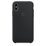 Apple iPhone XS/X silikoninis Black dėklas