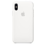 Apple iPhone XS/X silikoninis White dėklas