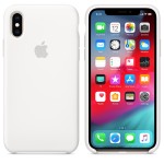 Apple iPhone XS/X silikoninis White dėklas