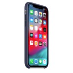Apple iPhone XS/X silikoninis Midnight Blue dėklas