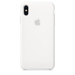 Apple iPhone XS Max silikoninis White dėklas