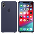 Apple iPhone XS Max silikoninis Midnight Blue dėklas