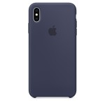 Apple iPhone XS Max silikoninis Midnight Blue dėklas