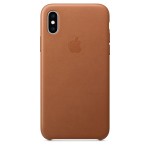 Apple iPhone XS/X odinis Saddle Brown dėklas