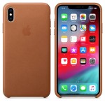 Apple iPhone XS Max odinis Saddle Brown dėklas