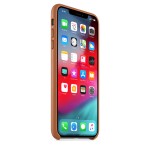 Apple iPhone XS Max odinis Saddle Brown dėklas