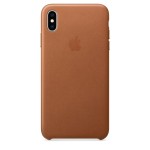 Apple iPhone XS Max odinis Saddle Brown dėklas