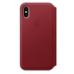 Apple iPhone XS/X odinis Folio Red dėklas