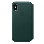 Apple iPhone XS/X odinis Folio Forest Green dėklas