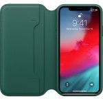 Apple iPhone XS/X odinis Folio Forest Green dėklas