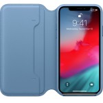 Apple iPhone XS/X odinis Folio Cape Cod Blue dėklas