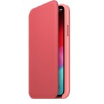 Apple iPhone XS/X odinis Folio Peony Pink dėklas