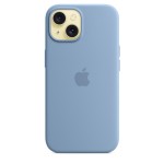 iPhone 15 Silicone Case with MagSafe - Winter Blue
