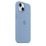 iPhone 15 Silicone Case with MagSafe - Winter Blue