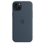 iPhone 15 Plus Silicone Case with MagSafe - Storm Blue