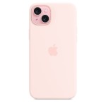 iPhone 15 Plus Silicone Case with MagSafe - Light Pink