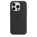 iPhone 15 Pro Silicone Case with MagSafe - Black