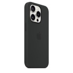 iPhone 15 Pro Silicone Case with MagSafe - Black