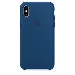 Apple iPhone XS/X silikoninis Blue Horizon dėklas