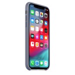 Apple iPhone XS/X silikoninis Lavender Gray dėklas