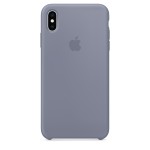 Apple iPhone XS Max silikoninis Lavender Gray dėklas