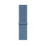 Watch Series 4 44mm Space Gray Aluminum Case with Cape Cod Blue Sport Loop + Black Sport Band