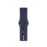 Watch Series 4 40mm Silver Aluminum Case with Midnight Blue Sport Band + White Sport Band