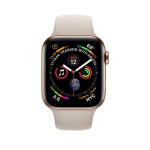 Watch Series 4 40mm Gold Stainless Steel Case with Stone Sport Band