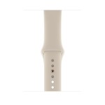 Watch Series 4 44mm Gold Stainless Steel Case with Stone Sport Band