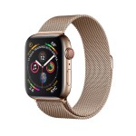 Watch Series 4 40mm Gold Stainless Steel Case with Gold Milanese Loop