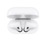 Apple AirPods bevielės ausinės su įkrovimo dėklu (2 karta) (nauodotos)