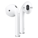 Apple AirPods bevielės ausinės su įkrovimo dėklu (2 karta) (išpakuotos)