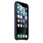 Apple iPhone 11 Pro silikoninis Midnight Blue dėklas
