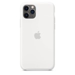 Apple iPhone 11 Pro Max silikoninis White dėklas