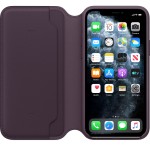 Apple iPhone 11 Pro odinis Folio Aubergine dėklas