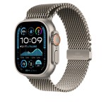 49mm Natural Titanium Milanese Loop - Medium