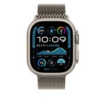 49mm Natural Titanium Milanese Loop - Medium