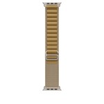 49mm Tan Alpine Loop - Medium - Natural Titanium Finish