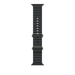 49mm Black Ocean Band - Natural Titanium Finish