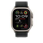 49mm Black Trail Loop - M/L - Natural Titanium Finish