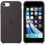 Apple iPhone 7/8/SE 2020 silikoninis Black dėklas