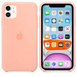 Apple iPhone 11 silikoninis Grapefruit dėklas