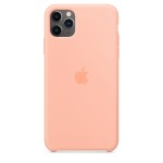 Apple iPhone 11 Pro Max silikoninis Grapefruit dėklas