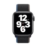 Apple Watch SE GPS + Cellular, 40mm Space Gray Aluminium Case with Charcoal Sport Loop