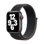 Apple Watch SE GPS + Cellular, 40mm Space Gray Aluminium Case with Charcoal Sport Loop