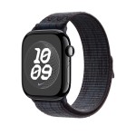 46mm Black/Blue Nike Sport Loop