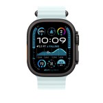 49mm Ice Blue Ocean Band Extension - Black Titanium Finish