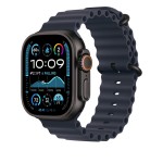 49mm Navy Ocean Band - Black Titanium Finish