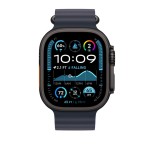 49mm Navy Ocean Band - Black Titanium Finish