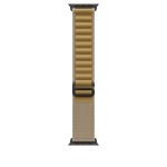 49mm Tan Alpine Loop - Large - Black Titanium Finish